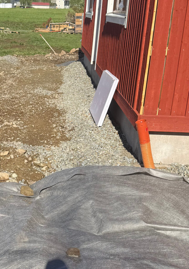 grus mot husgrunden grus mot husgrund